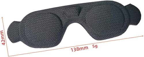 Miniatura 2 de Cubierta de protección de lente compatible con DJI Goggles 2 almohadillas de espuma para los ojos, almohadilla facial cómoda (cubierta de lente