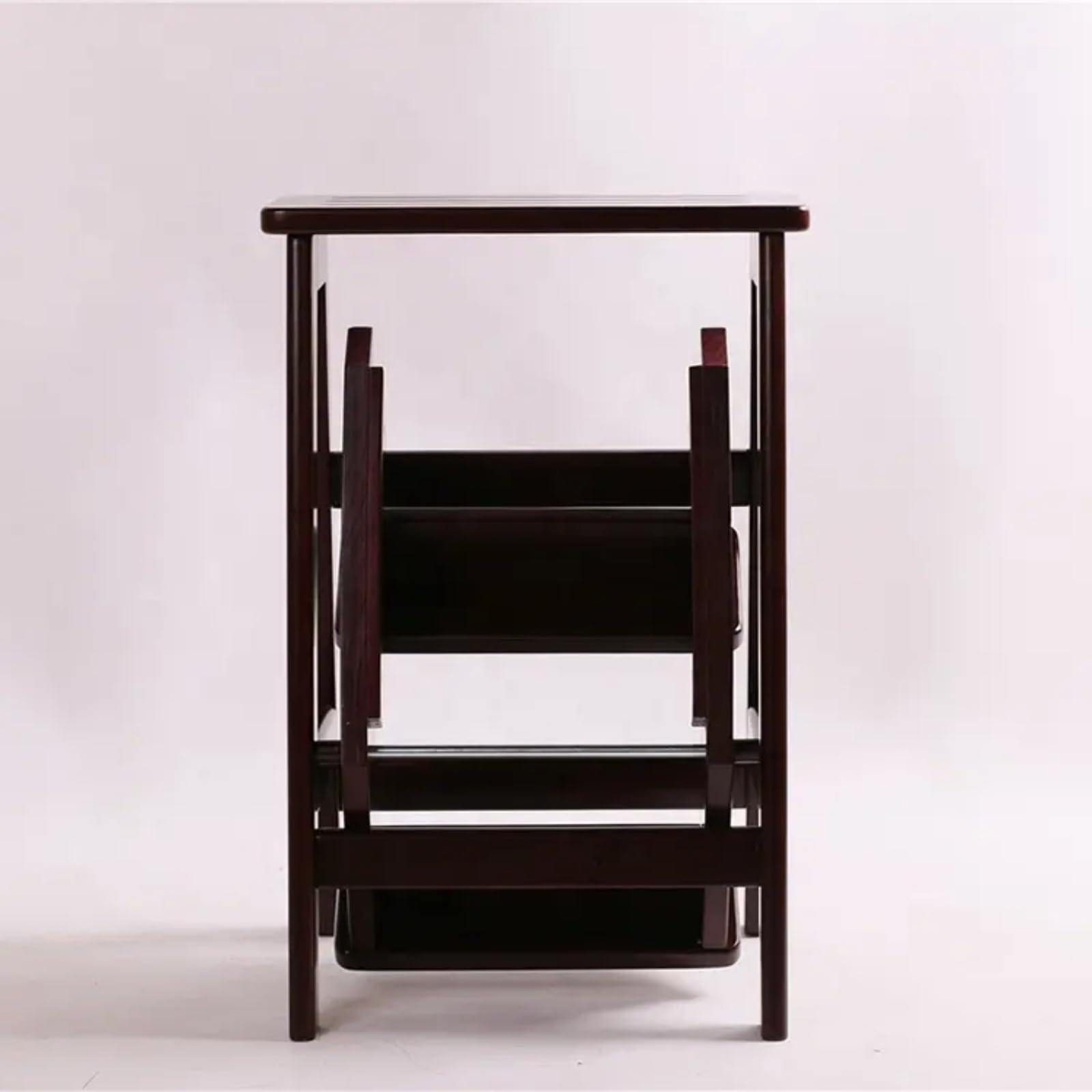 Taburete plegable madera silla cocina multifuncal y banco para almacenamiento en el hogar ahorra espacio