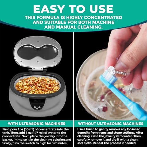 Northwest Enterprises Jewelry Cleaner, Ultrasonic Jewelry Cleaner Solution thumb #3