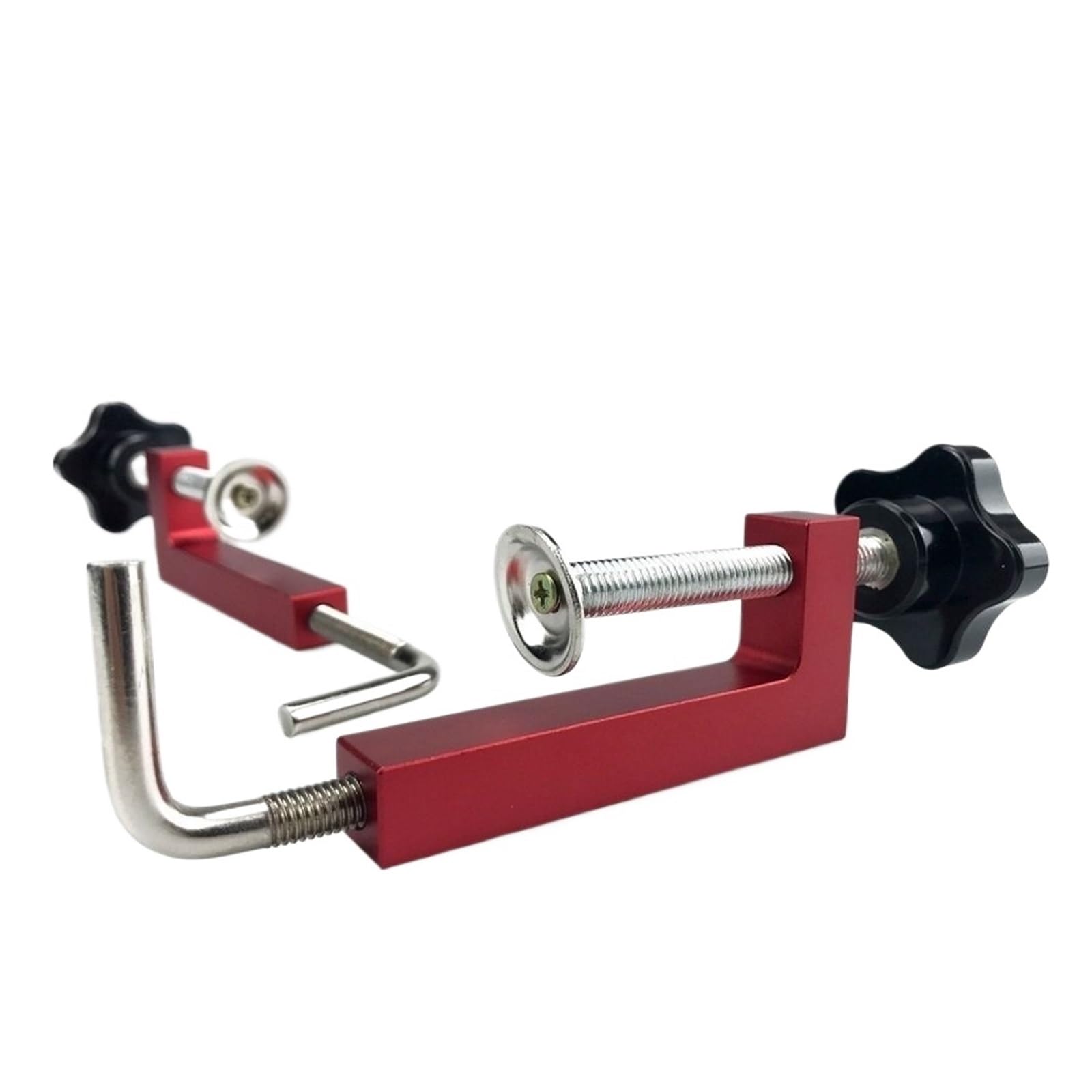 Dispositif de serrage à dégagement rapide Pince de clôture rotative en alliage d'aluminium, cadre réglable, fixation dédiée à rapide 360(1/2"-13)