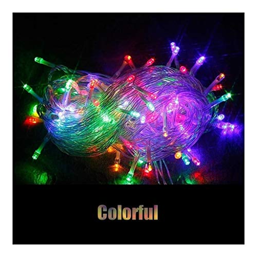 OKMIJN LED Light String, Christmas Wire IP44 Waterproof String For Backyard Terrace, Courtyard Bistro Cool Tent Tent, Cafe Gazebo Porch Party Hanging Outdoor Light String