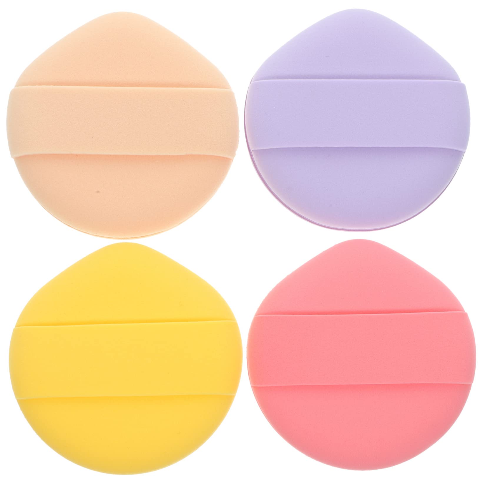 Didiseaon 16 Piezas borla para empolvarse soplo polvo cosmético esponja para licuadora maquillaje esponja maquillaje esponja maquillaje esponja aplicadora maquillaje esponja base