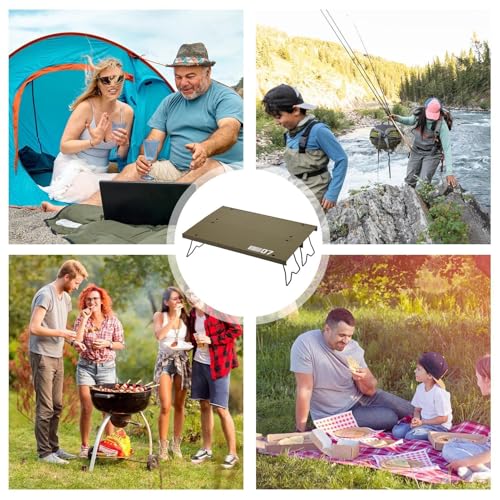 Table de camping repliable en aluminium léger pour repas en extérieur - 5