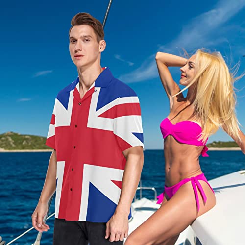 visesunny Novelty Mens Hawaiian Shirts Casual Tropical Short Sleeve Button Down Shirt Summer Beach Shirts S-XXXL4