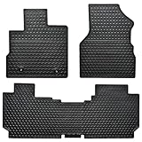 Megiteller Car Floor Mats Custom Fit for Chevrolet Chevy Equinox/GMC Terrain 2017 2016 2015 2014 2013 2012 2011 2010 Odorless Washable Rubber All Weather Floor Liners