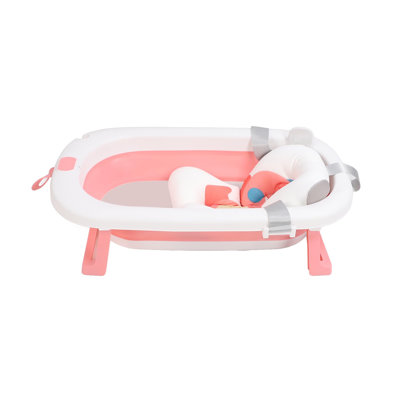 Generic Składana Wanna dla Niemowląt, Duża Składana Wanna Pływacka (PINK)