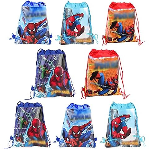 Bolsa Mochilas Bolsas de Cumpleaños,8 Piezas Bolsa de Cordón Reutilizable Cover