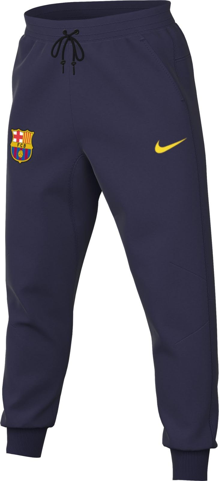 FC Barcelona Tech Nike HJ6444-594 Men's Fleece Football Jersey - Purple/Midwest Gold, Medium