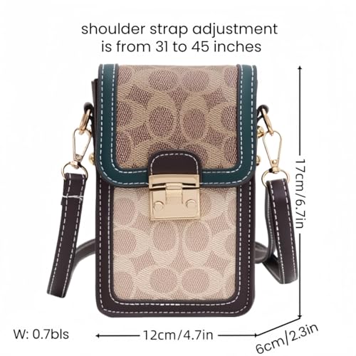 Chic Crossbody Bag with Adjustable Shoulder Strap and Secure Closure - Fashionable Pattern, Lightweight, Ideal for Daily Use and Travel B2