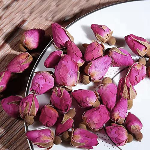 Queenbox 17.6Oz Dried Rose Buds, Flowers Fragrant Natural, Dry Loose Leaf Herbal Tea For Baking, Soap Making, Craft Resin, Potpourri #TOP2
