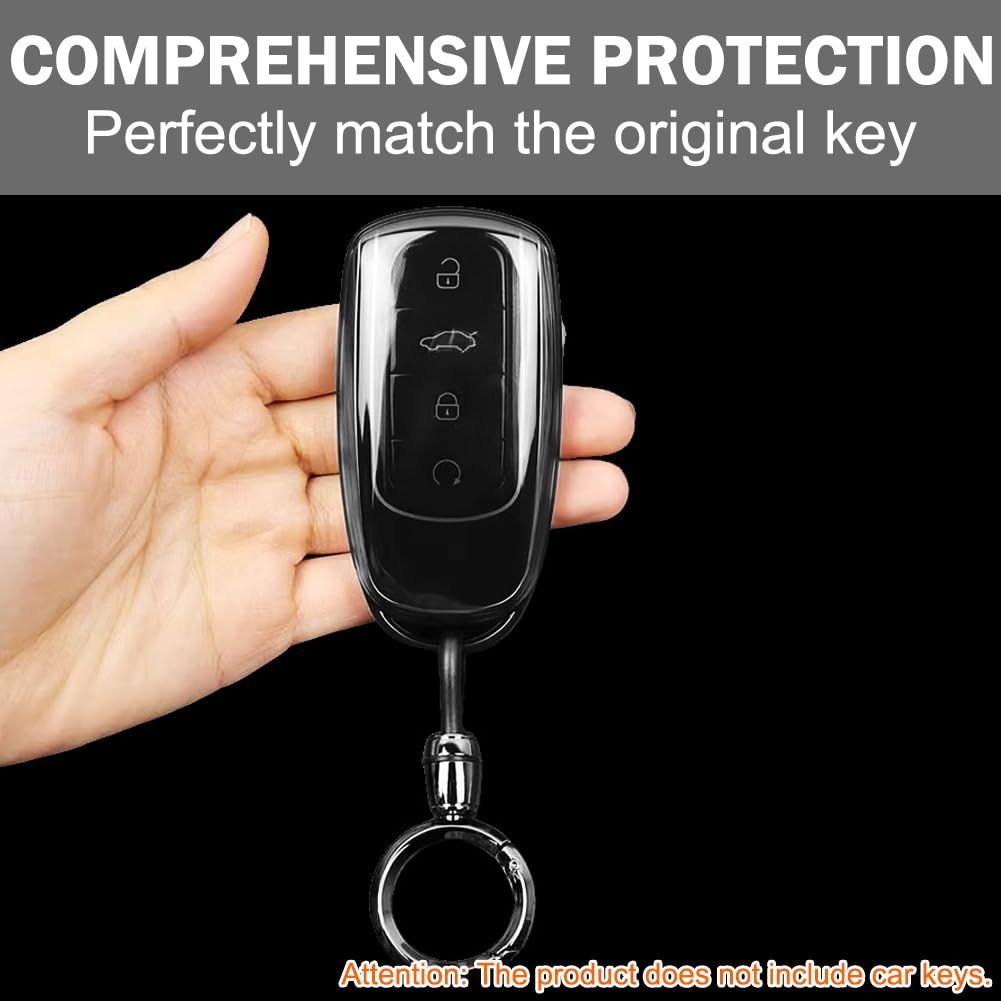 Chery Jaecoo J7 J8 J9 Tiggo 8 Pro Tiggo 8plus Tiggo 7 Pro Max Omoda 5 C5 TPU Smart Key Cover 4 pulsanti custodia (2 pezzi)