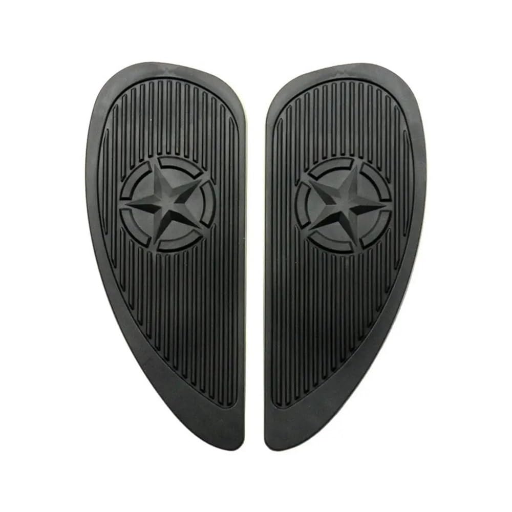 Traction Pads Moto contre les glissements au freinage sur réservoir noir