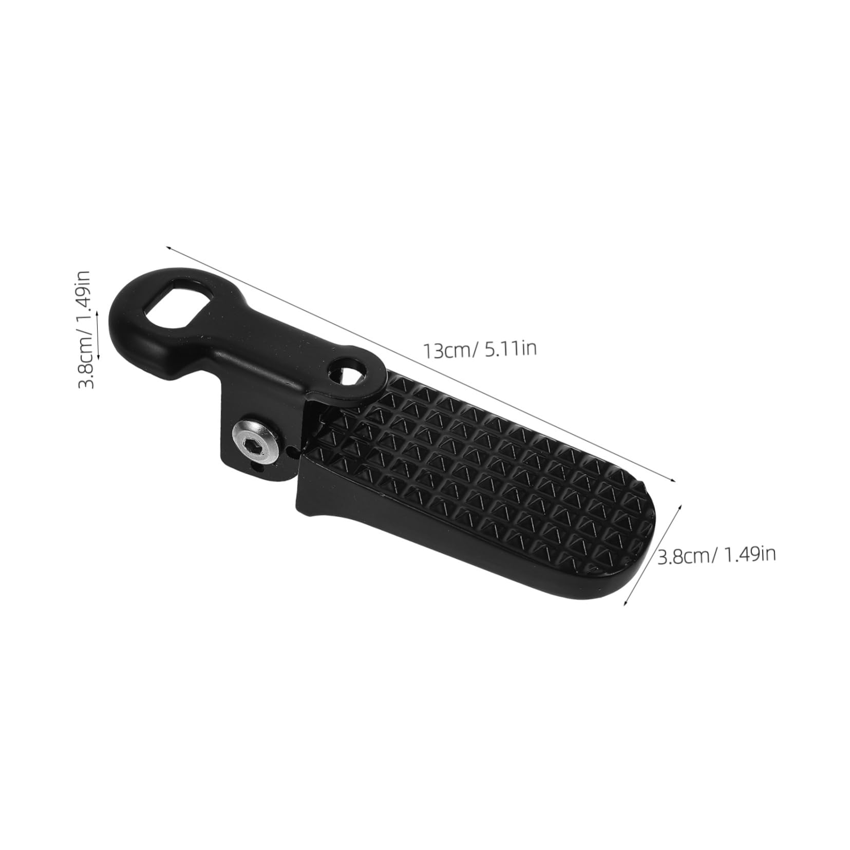 Hemoton 1 Pair Rear Folding Pedal Board Foot Pegs Electric Bike Accessories Foot Pegs for E-Bike Footrest