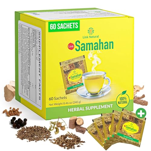 Samahan Ayurveda Ayurvedic Natural Herbal Tea 60 Sachets