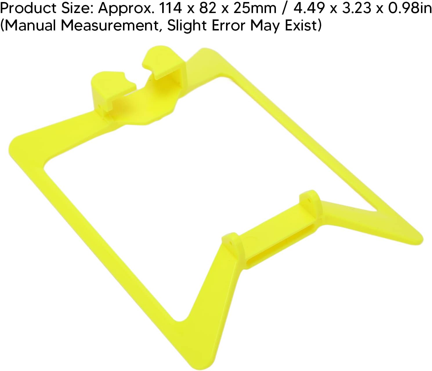Lightweight Plastic Landing Gear for FW 200 RC Helicopter - Stable Skid Guarding for Enhanced Flying Experience (Yellow)