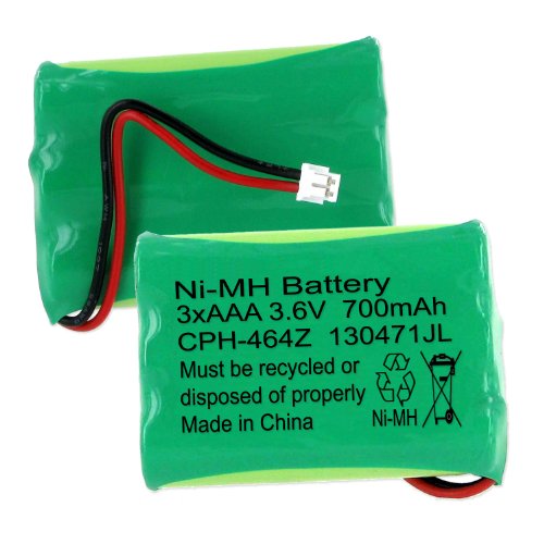 700mA, 3.6V replacement NIMH battery for OOMA TELO HEADSET Cordless Phones - Empire Scientific #CPH-464Z