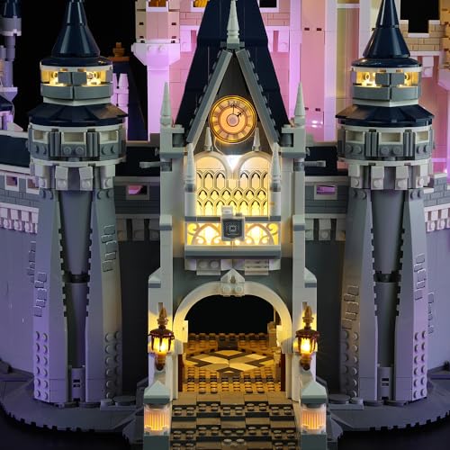 Kyglaring LED Lighting Kit (No Model), Compatible with Lego-71040 The Disney Cinderella Castle Building Blocks Model Set - Image 3