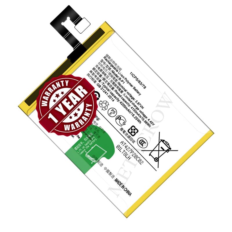 Image of Original B-P1 Battery Compatible for Vivo X60 Pro (V2046) - (4200mAh) - 1 Year Warranty JK1