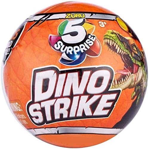 ZURU 5 Surprise Dino Strike Mystery Ball - Bundle of 4 Balls
