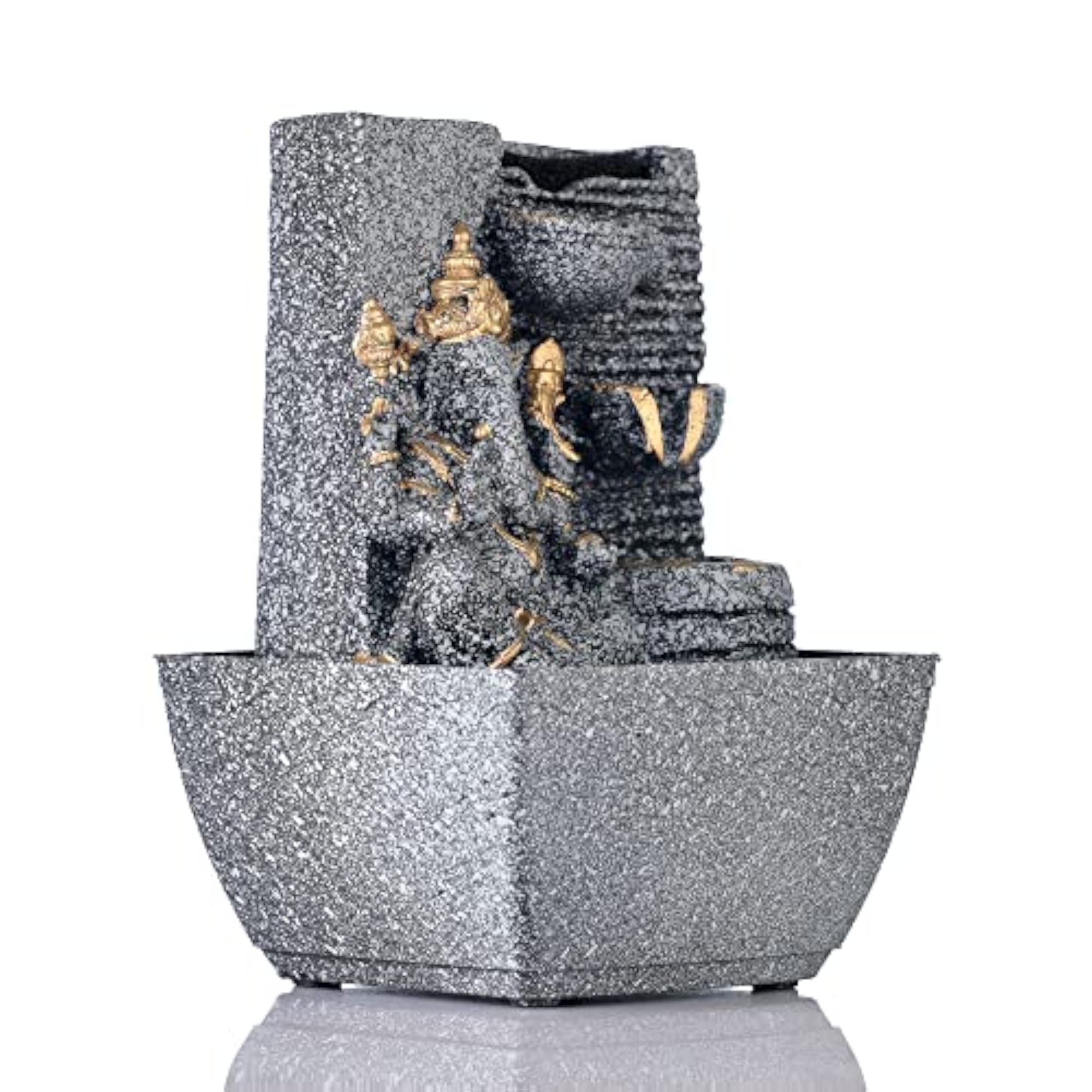 Polyresin Table Top Indoor Outdoor Water Fall Fountain