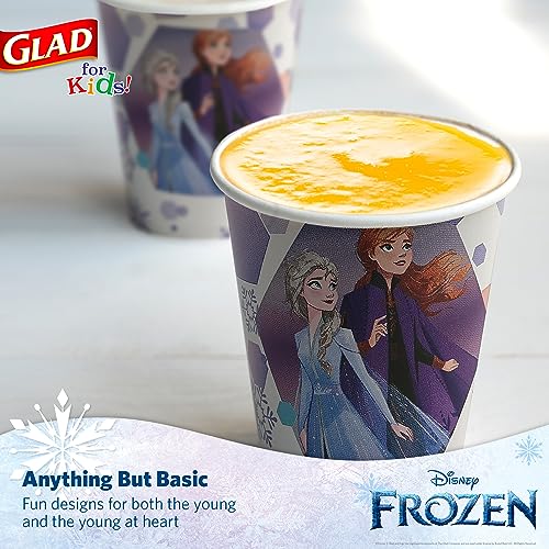 Snapklik.com : Glad For Kids Disney Frozen 9oz Paper CupsAnna And Elsa ...