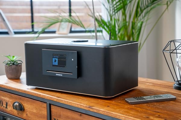 SANGEAN DDR-75 BT Premium All-in-One Musik System mit Internet-Radio, Musik-Streaming, DAB+, FM, AUX, USB – Einfache Bedienung via Control-App, Schwarz – Bild 6