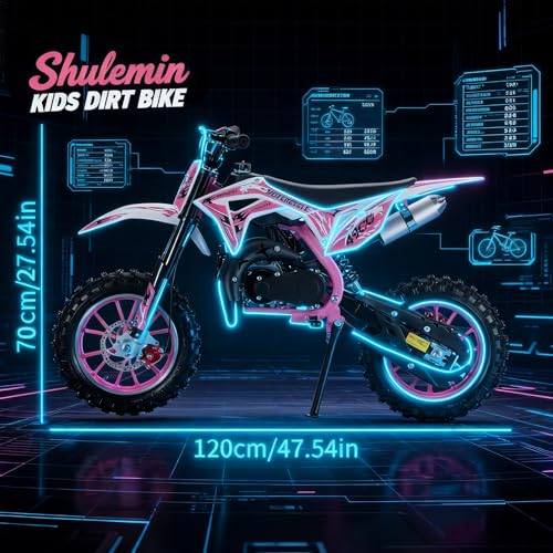 Image of 50cc Dirt Bike Gas for Kids 8-14,Kids Motorcycle Gas Powered