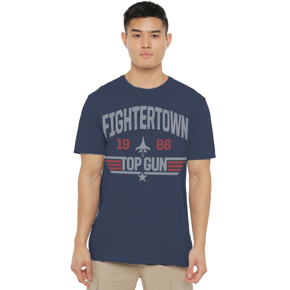 Top Gun The Fightertown Unisex T Shirt, Navy, Small