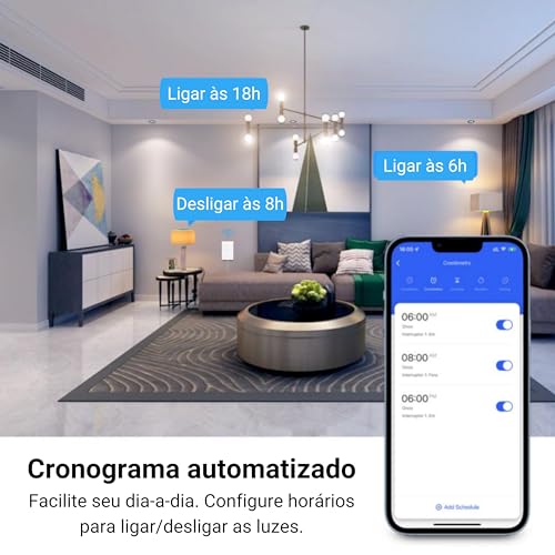 Soquete, Bocal para Lâmpada E27, Inteligente Wi-Fi, Alexa, Google