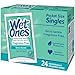 Wet Ones Sensitive Skin Hand Wipes Singles Extra Gentle Fragrance and Alcohol-Free, 24 Count (Pack of 2)