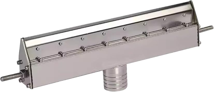 Air Knife Blower, 304 Stainless Steel Dust Blowing Air Blade Air Outlet Gap 0.1Mm-3Mm Adjustable for Industrial Production Line, Use with Air Compressor,800mm