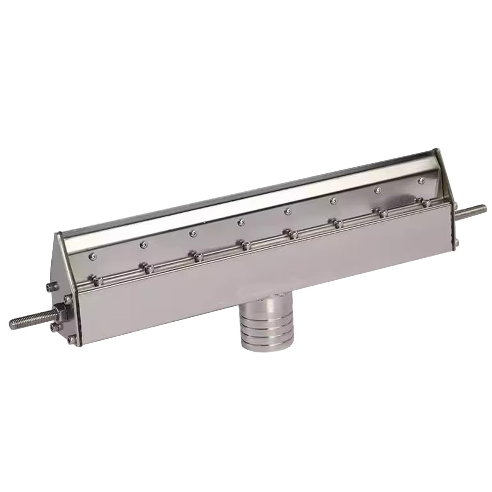 Soplador de cuchillo de aire de acero inoxidable 304, 0.1-3 mm, espacio de salida de aire ajustable, para línea de producción industrial, soplado de polvo, uso con compresor de aire, 300 mm