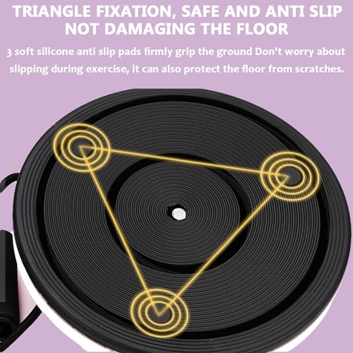 Placa de disco de cintura de torção abdominal, disco de torção ajustável para treinador de cintura c