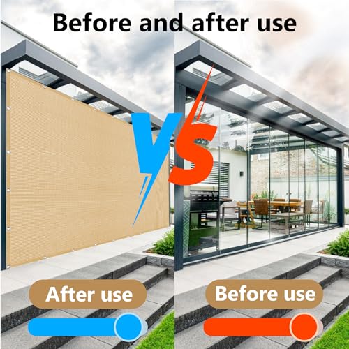 Voile d'ombrage avec oeillets cordons pour patio extérieur