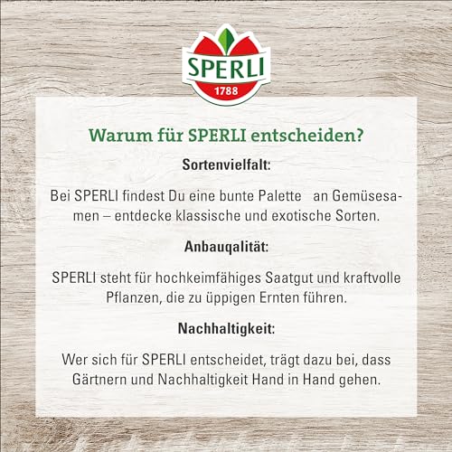 81134 Sperli Premium Kohlrabi Samen Delikateß Weißer | Aromatisch Zart | Langes Erntefenster | Kohlrabi Saatgut