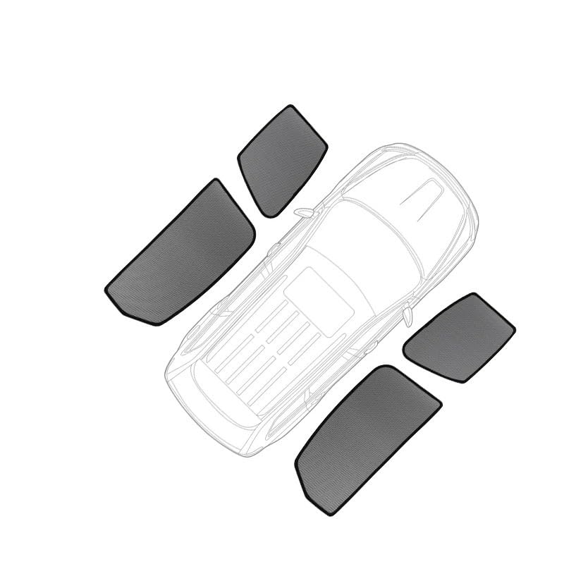 Pare-soleil voiture protection solaire vitres latérales pour Q7 2015-2024