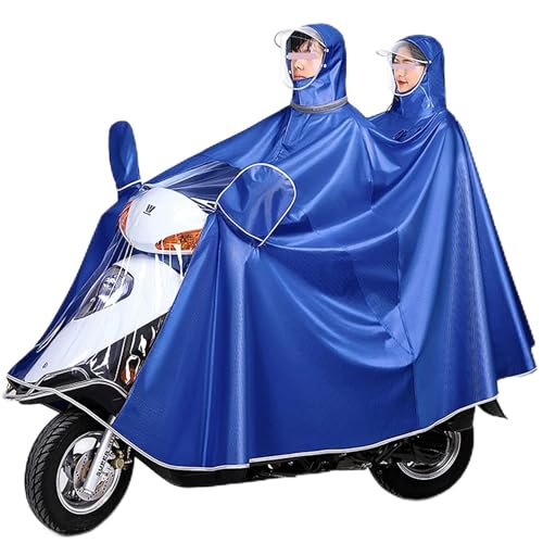 Cycling rain cape, Ct[htԈ֎qCJo[A]ԃ_uƃVOpTCNOCR[g(Blu,L)