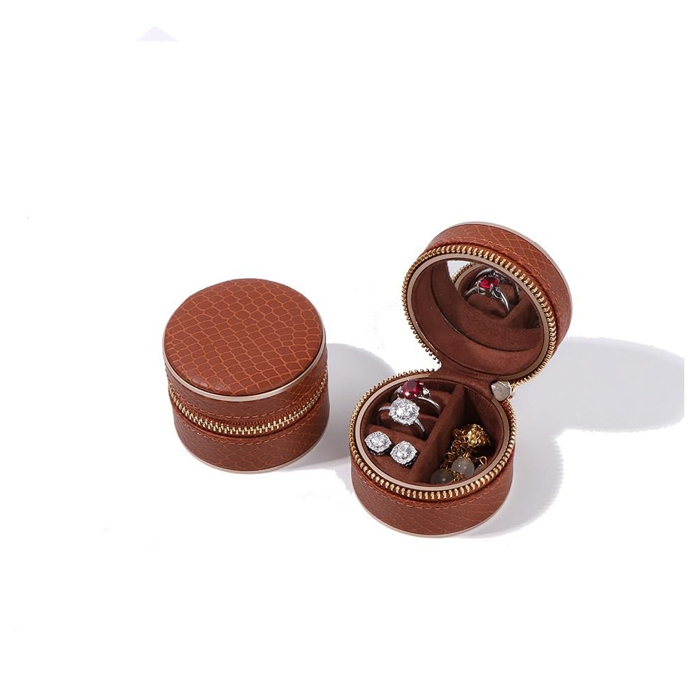Jewellery Organiser Portable PU Leather Jewelry Box Travel Organizer