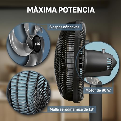 La Mejor Lista de Ventilador de Pedestal Walmart - 5 favoritos. 5 Ventilador de Pedestal Walmart marca Tefal (2)