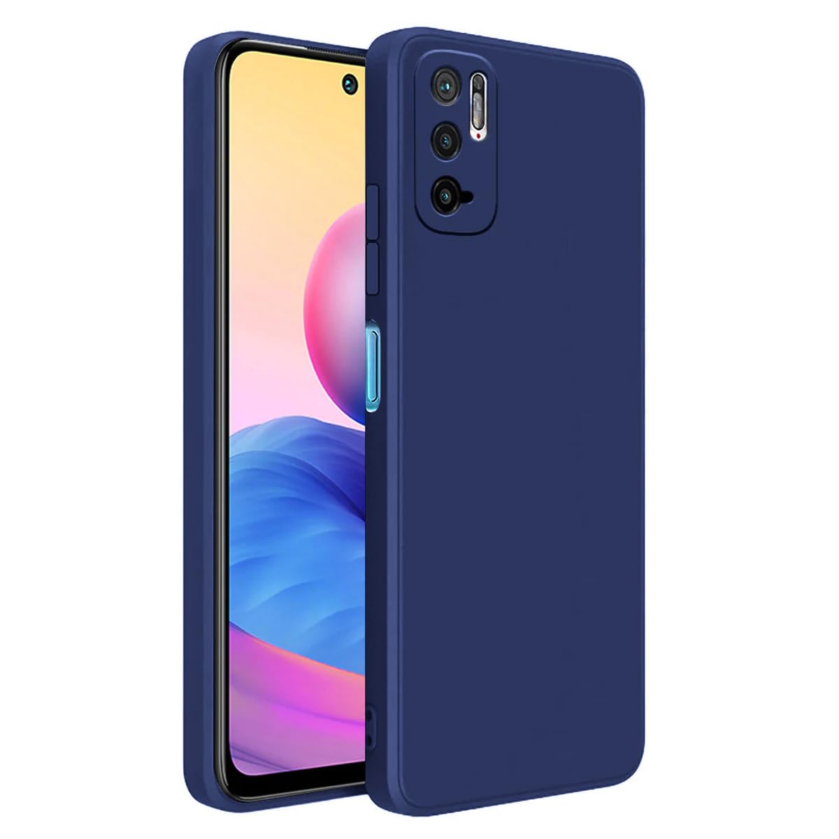 LIRAMARK Silicone Soft Back Cover Case for Redmi Note 10T 5G, Poco M3 Pro 5G (Silicone Blue) (B0BBVGPVPK) Amazon Price History, Amazon Price Tracker