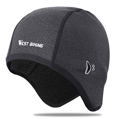 Fahrrad Mütze Helm-Unterziehmütze Herren/Damen | Bike Warm Cap | Winddichte Warm Wintermütze | Sport Mütze für Radfahren Skifahren Laufen