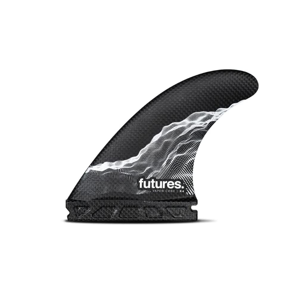 Future Fins R4 Vapor Core Thruster Fins Carbon-White Small