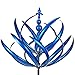 Finetoknow Wind Spinner Colore Ferro Battuto Vento Catcher Rotatore Giardino Palo Metallo Mulino A Vento Giardino Ornamento Arte Sculture Vento per Decorazione Esterna