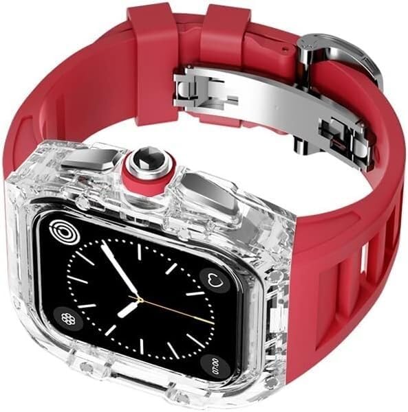 Bracelet Apple Watch 44mm antichoc transparent GUMMMY en PC