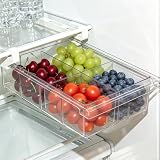 Refrigerator Organizers Storage Fridge Drawer, Storage Conta...