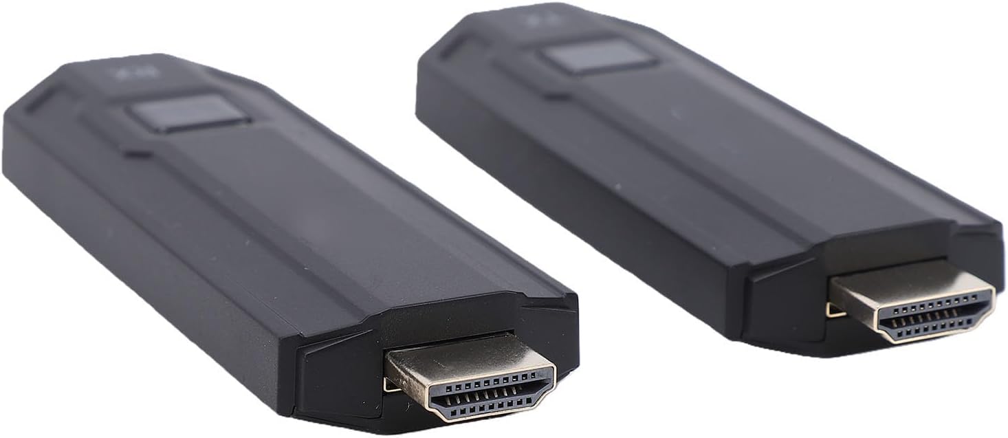 GOWENIC Wireless HDMI Extender Kit 50M, 4K Input & 1080P Output, with Micro HDMI,Mini Adapters, Audio Video Streaming for Laptop, Camera to TV & Projector