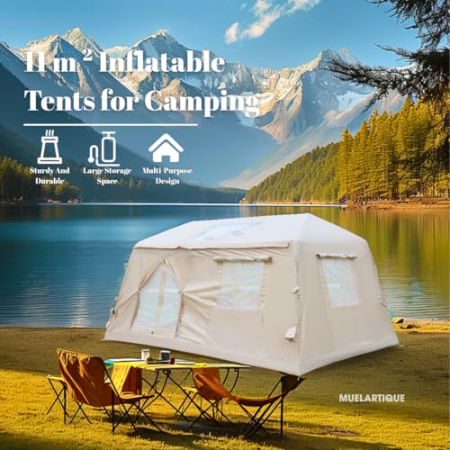 Carpa Inflable para Camping 4 Temporadas para 8 Personas miniatura 2