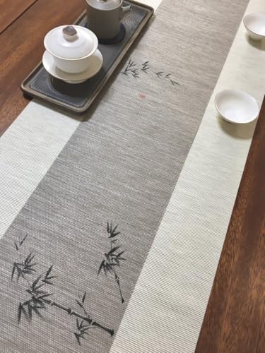 Chemin de Table Antidérapant Résistant Chaleur Tapis Table Découpable Lavable