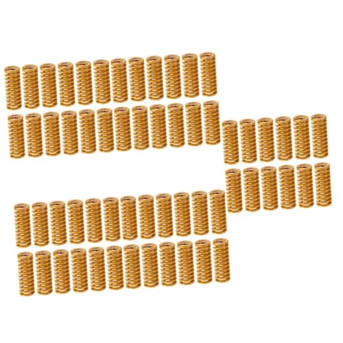 SOLUSTRE 60pcs Die Head Spring Printer Bed Spring Compression for Printer Heated Bed Auto Leveling Accessory