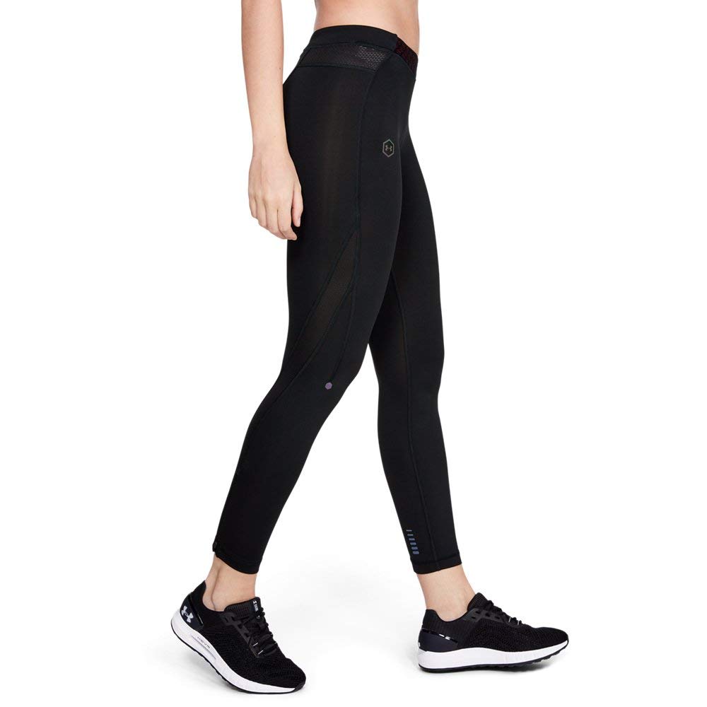 Under Armour Women's Black Lauf-Tights Ua Rush Heatgear®